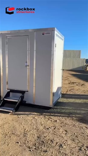 Our Rockbox “White House” units are fully customizable to suit your project. This setup features two units installed side-by-side on a trailer for seamless layout & accessibility. Work with Jot, our dedicated sales associate, to bring your vision to life. We can’t wait to collaborate on your next build. #rockbox #custombuild #workanywhere #offthegrid #portablewastesolution #portable | Rockbox Structures | Facebook