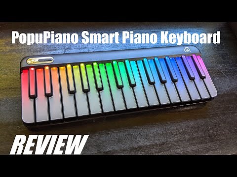 REVIEW: PopuPiano Smart Portable Piano - Learn How to Play Piano Fast? Cool Smart Instrument!