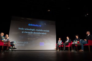 LIVE VIDEO Conferință G4Media/ Noile tehnologii, rețelele sociale și riscurile dezinformării