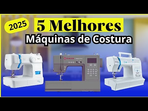 ✅ Qual a Melhor MÁQUINA DE COSTURA 2025? TOP 5 Melhores Máquinas de Costura Portátil Em 2025!
