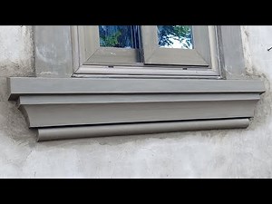 Classic Window Apron Part2 || House Plastering Design || Sandcement Mortar Design.