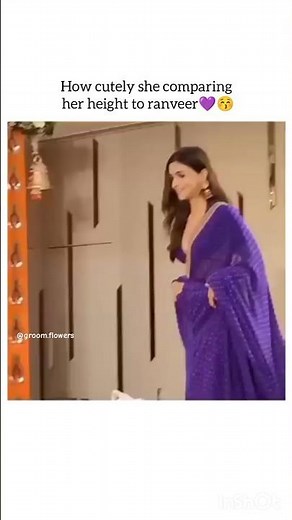 How cutely alia is comparing her height to Ranbir💜😚✨ #aliabhattranbirkapoor #bollywood ‪@gr6explode‬