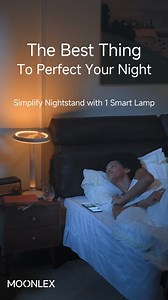 It’s not just a lamp — they can understands you. ✨ Sunflower senses when you fall asleep, dims itself, and wakes you gently with light. No apps. No wearables. Just smart sleep. #tech #bedsidelamp #techhouse #lamp #smarthome | Moonlex