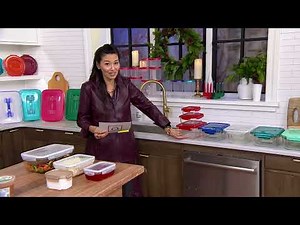 LocknLock 3-piece Nestable Glass Rectangles on QVC