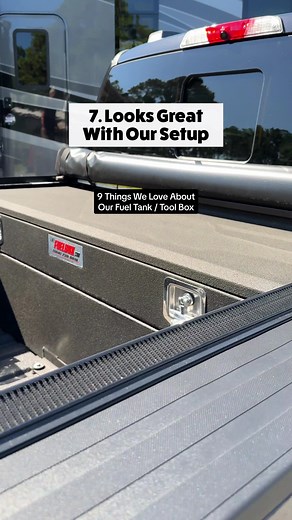 9 Things We Love About Our Auxiliary Fuel Tank / Tool Box #fuelbox #trucktoolbox #transfertank #customfueltank #customtoolbox #truckupgrade #truckaccessories #f450 #fordf450 #auxiliaryfueltank