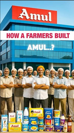 Amul The Revolution That Saved Millions Of Farmers 🐄 #shorts