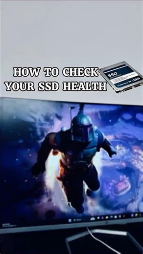 How to check your SSD health 💻👨‍💻. #pctips #windows #pc #pcsupport #fasterpc #computerrepair