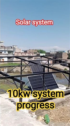 10kW Solar System Installation Progress ⚡ | Step by Step Setup