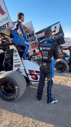 405K views · 5.8K reactions | Kyle Larson & Corey Day talking things over after qualifying. Two of the sharpest minds in the sport, dialing it in before the real show begins.  #sprintcarracing #fblifestyle #coreyday #kylelarson #highlimit #vegas | Cali Dirt Videos | Facebook