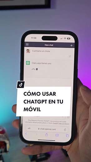 Cómo usar CHATGPT en tu MÓVIL