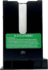 Fink T6711 Ink Maintenance Box Compatible with Workforce WF3520 WF3540 WF3620 WF7110 WF7210 WF7510 WF7610 WF7620 WF7710 WF7720 ET16500 Printer