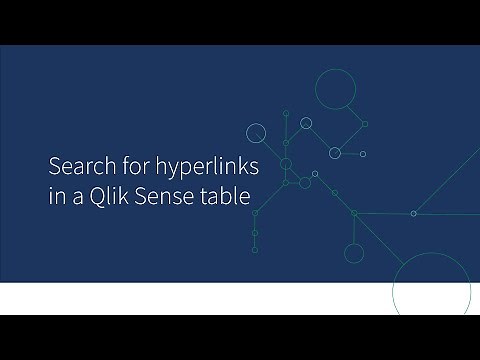 Search for hyperlink in a Qlik Sense table