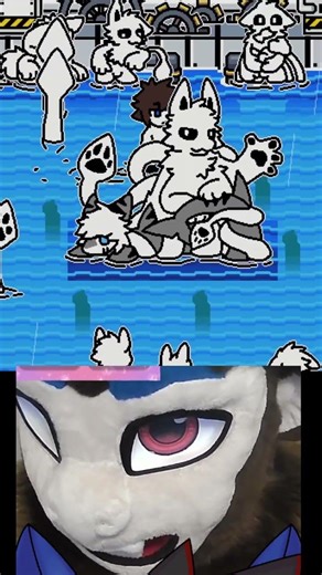 it teleported on him! #transfur #changedgame #furry
