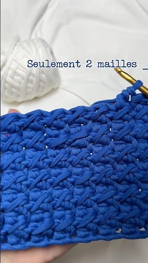 Point Crochet Facile : Une Texture Magnifique avec Seulement 2 Mailles ✨