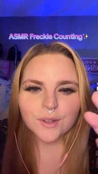 relaxing freckle counting✨ #asmr #asmrsounds #tingles #relaxingvideo #sleepaid #asmrtriggers