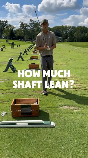 How much shaft lean should you actually have? 🤔 Here’s the thing—shaft lean isn’t one-size-fits-all. It changes based on ball position and the club you’re hitting. A wedge played back in your stance? You’ll naturally see more lean. A driver played up by your front foot? Much less. 👉 But here’s the part not many golfers talk about: what stays constant is the reference point. The butt of the grip should always be pointed at the inside of your lead thigh. This creates consistency across your setu