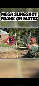 278K views · 2.9K reactions | Mega Slingshot Prank on our team! | Marty and Michael | Facebook