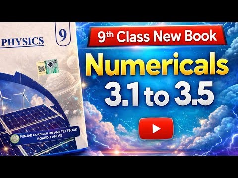 Class 9 Physics Chapter 3 Numericals 3.1–3.5 | New Syllabus | Step-by-Step Easy Solutions