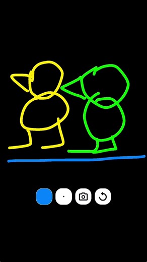 2 birds on a wire one tries to fly away and other #sad ￼