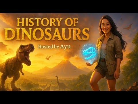 History of Dinosaurs | 3D Ultra Realistic Cartoon Documentary | Hosted by Ayu