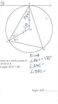 Circle Theorem Questions #exam #cambridgeigcse #igcsemath #education #maths #viral #trending