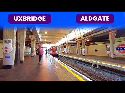 Uxbridge to Aldgate - Metropolitan Line Full Journey | London Underground🚇