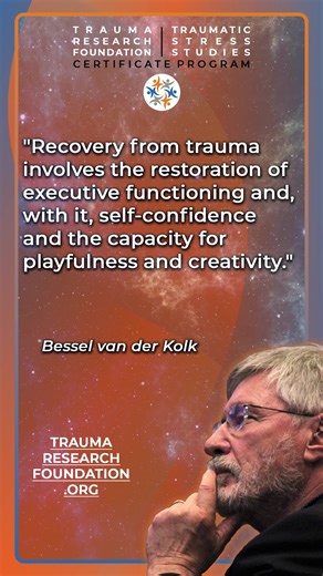 TSS’ advanced course content is designed to enrich your understanding of trauma and teach you to apply targeted therapies and interventions, tailored to your client’s needs. Throughout this course, you will learn to assess and treat trauma survivors with a variety of techniques developed by influential and esteemed industry experts. Register here: https://traumaresearchfoundation.org/programs/certificate-program/ | Trauma Research Foundation