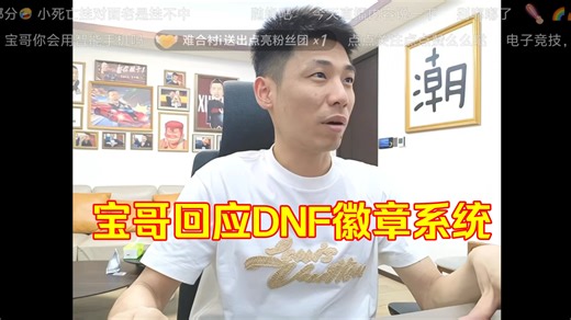 宝哥回应DNF徽章系统！