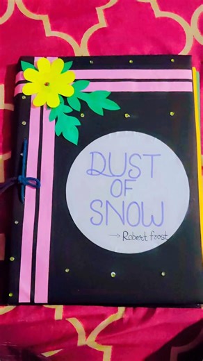 Easy Project File Decoration 📁✨Beautiful Project File Design 😍School Project File Decoration Idea