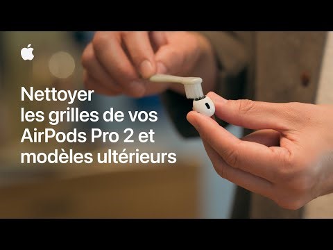 Nettoyer les grilles de vos AirPods Pro 2 et modèles ultérieurs | Assistance Apple