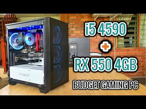 i5 4590 | OEM RX550 4GB DDR5 Budget Gaming Pc