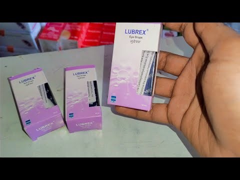 Lubrex eye drop uses in hindi | Carboxymethyl cellulose eye drops