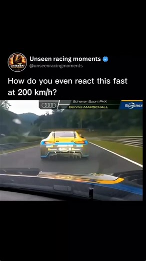 everything about racing & cars on Instagram: "INSANE save at 200 km/h on the Nürburgring. At speeds where even a tiny mistake usually ends in disaster, this driver reacted instantly and pulled off a save that defied logic. On the Nürburgring, bumps, elevation changes, and uneven grip leave almost no margin for recovery. Catching a slide at 200 km/h here demands lightning reflexes, deep car control, and absolute commitment. One wrong input and the barriers would’ve ended it—but instinct turned ch
