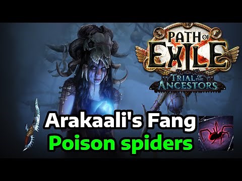 [3.22] Path of Exile Occultist Arakaali's Fang poison spiders [Build Guide]