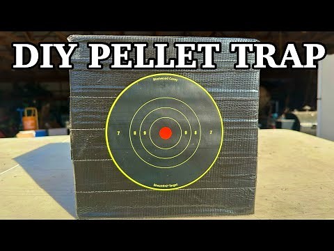 How to make a cheap or free pellet trap at home
