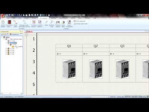 SolidWorks Electrical - Schematic Fundamentals Tutorial | Setting Locations