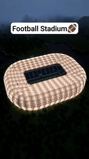 Hibouk on Instagram: "👷‍♂️Build it! Link in Bio (Minecraft Super Bowl Stadium 🏈) You can re-build this creation in your own world with the online 3D Guide or Download the shematic or import the world on Java or Bedrock #minecraft #minecraftbuilds #minecraftbuildings #minecrafttutorial #superbowl"