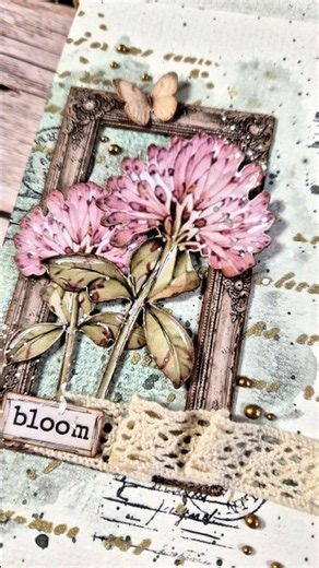 Junk journal with me: floral edition #junkjournal #vintage
