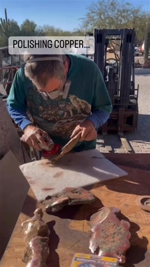 205 reactions · 7 comments | Pretty end result, don't you think? We source and handpick amazing pieces of Michigan copper, then polish them, placing them on stands we make in our artisan metal shop. We think they make really beautiful, natural home decor pieces, how about you? #copper | Rare Earth Gallery | Facebook