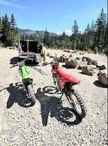 How to load dirt bike #pov #howto #dirtbike #loading