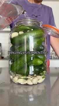 Vinegar Pickling vs Fermenting