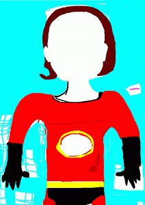 the incredible coloring page, printable  the incredible