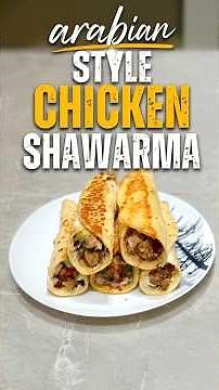😋Easy Arabian style Chicken Shawarma | Better Than Takeout!✨
