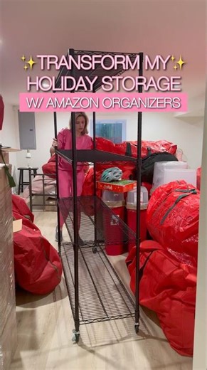 Transform My Chaotic Christmas Storage w/ Amazon Organizers — Finally Ready to Decorate!