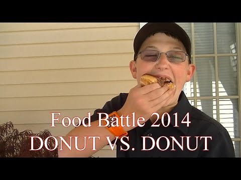 Food Battle 2014 - DONUT VS. DONUT (Smosh Parody)