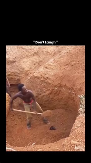 Sᴜᴍɪᴛ on Instagram: "DM For Credit / Removal 📨 This video highlights a harsh reality of manual excavation and unregulated mining practices that are still common in many parts of the world. Digging deep pits by hand without proper reinforcement is extremely dangerous because loose soil, especially dry or sandy earth like this, has very low structural stability and can collapse suddenly under its own weight. Even a small shift in pressure or vibration can trigger a cave-in, trapping workers withi