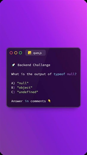 JavaScript Quiz Challenge #1 #Coding #DeveloperLife #Programmer #TechTest #CodingChallenge #JS