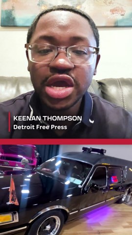 Shiny Rust Hot Rod Show features hot-rodded Lincoln hearse