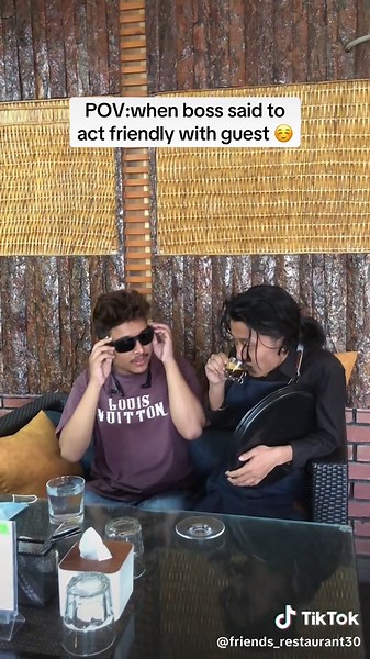 Act Friendly with Guests at Friends Restaurant