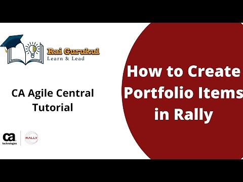 How to Create Portfolio item in Rally | Create EPIC, Feature, Iteration in Rally | Rally Tutorial